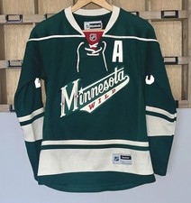 Reebok Minnesota Wild Ryan Suter #20 Women’s Hockey Jersey Size S Stitched Laced
