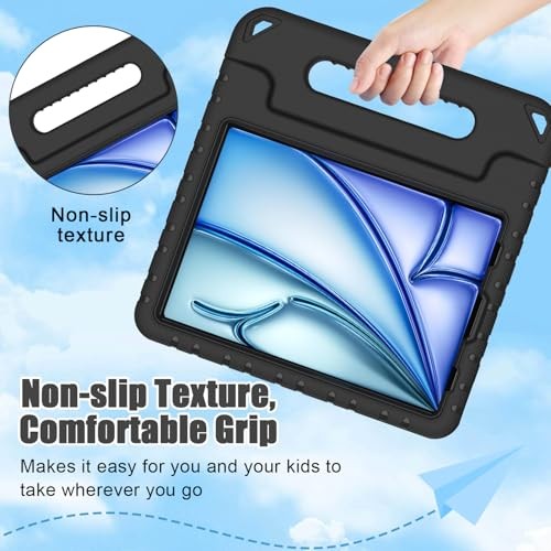 Kids Case for iPad Air 11-inch M3 (2025) / M2 (2024), iPad Air 5th Black - Bild 5 von 8