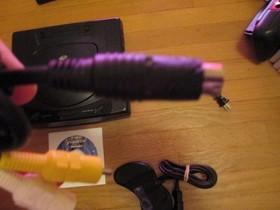 SEGA SATURN BLACK VIRTUA FIGHTER SYSTEM SET-POWER TURNS ON-w/ CONTROLLER *READ*