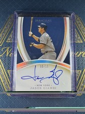 Jason Giambi 2020 Panini Immaculate Signatures Holo Silver /15 Yankees
