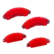 Red Aluminum Caliper Covers for 2020-2024 Chrysler Pacifica AWD Set of 4