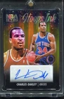 Charles Oakley Auto Hoops Ink Premium Stock Panini NBA Hoops 2023-24