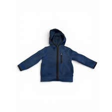 Osh Kosh Toddler 2T Blue Hooded Full Zip Soft Shell Jacket Outdoor Fall Spring