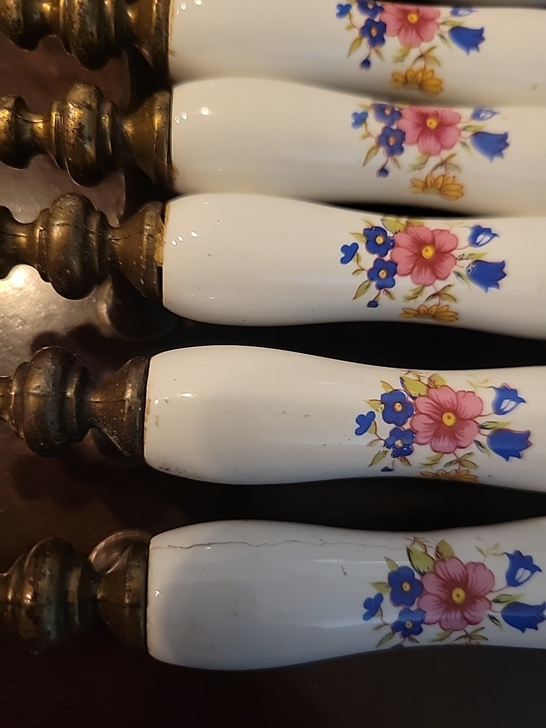 6- 3" HolesBar/Handle Cabinet Drawer Pull Hardware Flower P50032C-ABW-C 5" Long