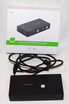 UGREEN 2-PORT USB KVM SWITCH BOX | eBay