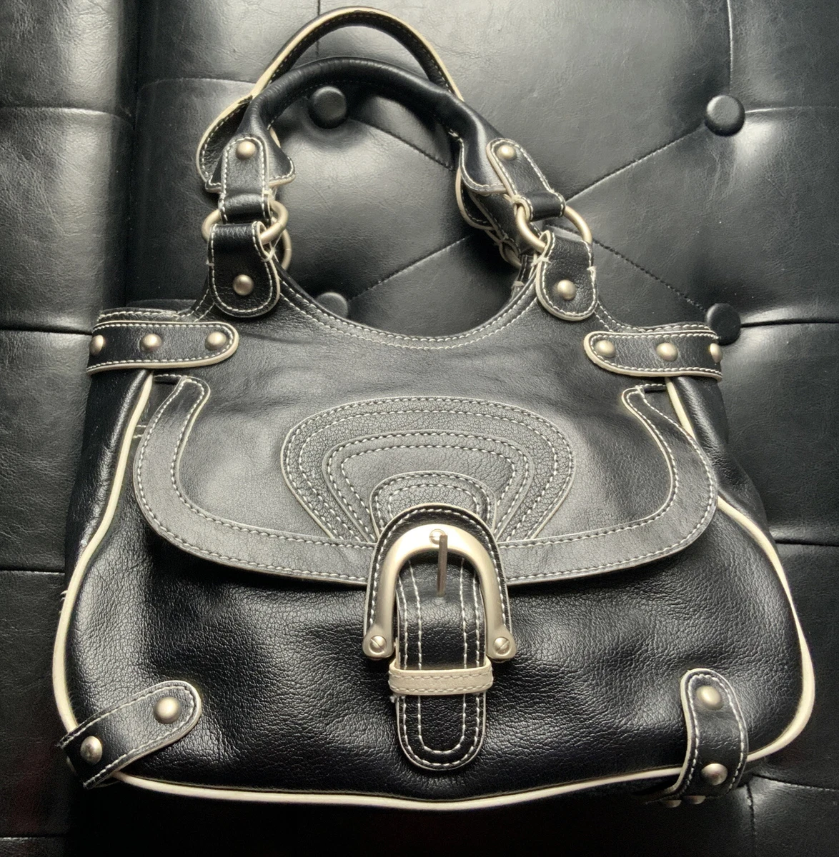 Hype black and white clearance bag