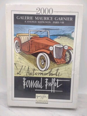 2000 Nathan L' Automobile (1985) Jigsaw Puzzle by Bernard Buffet New Sealed 1993