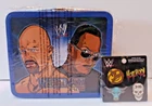 Funko WWE Lunch Box & Collector Pins The Rock / Stone Cold Wrestlemania