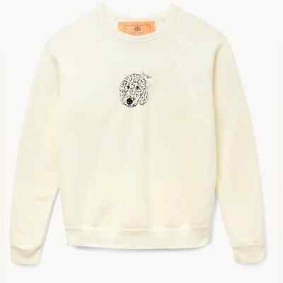Custom Staud x C.Bonz Sweatshirt in Cream