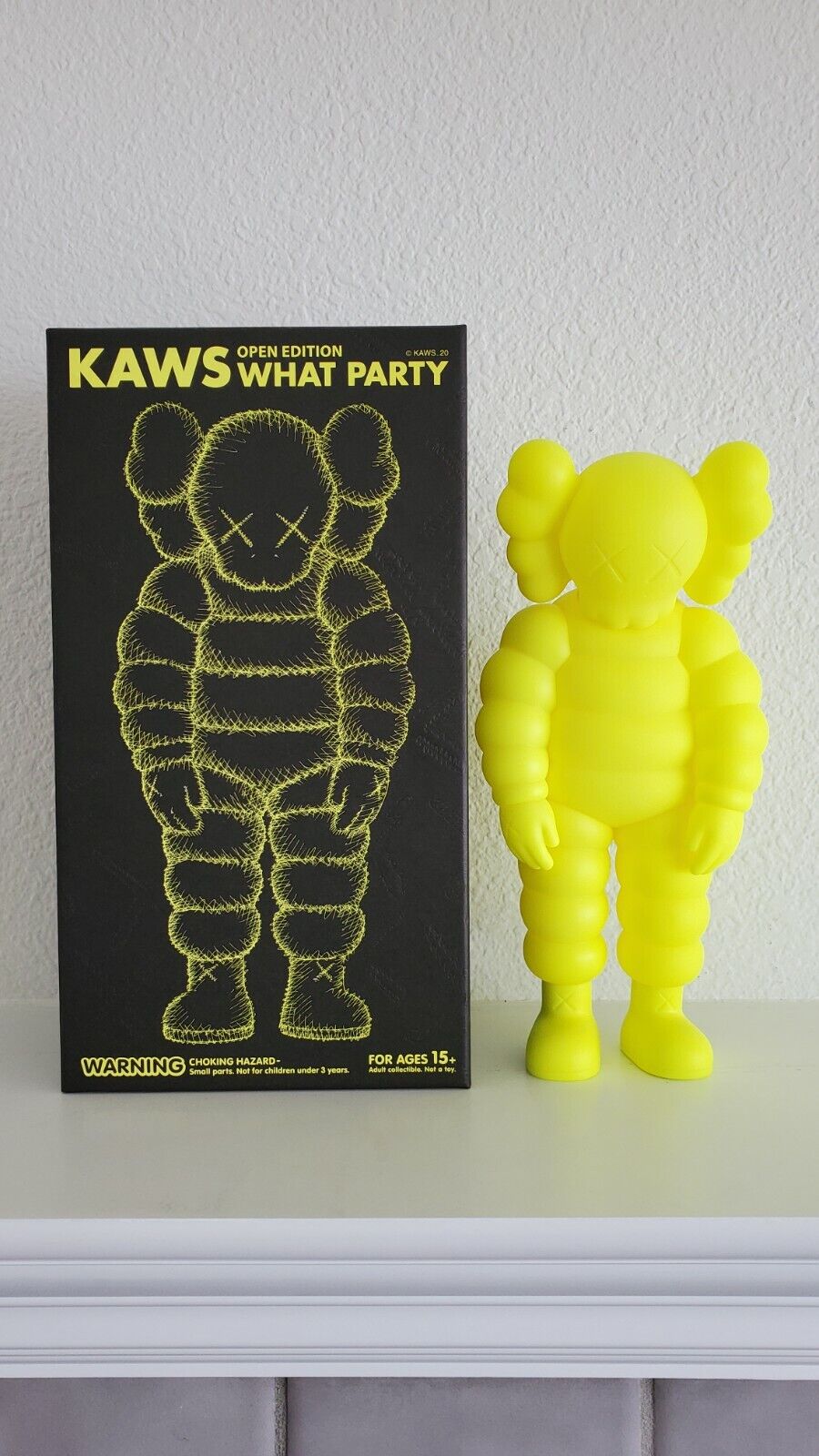 Kaws : What Party (yellow)