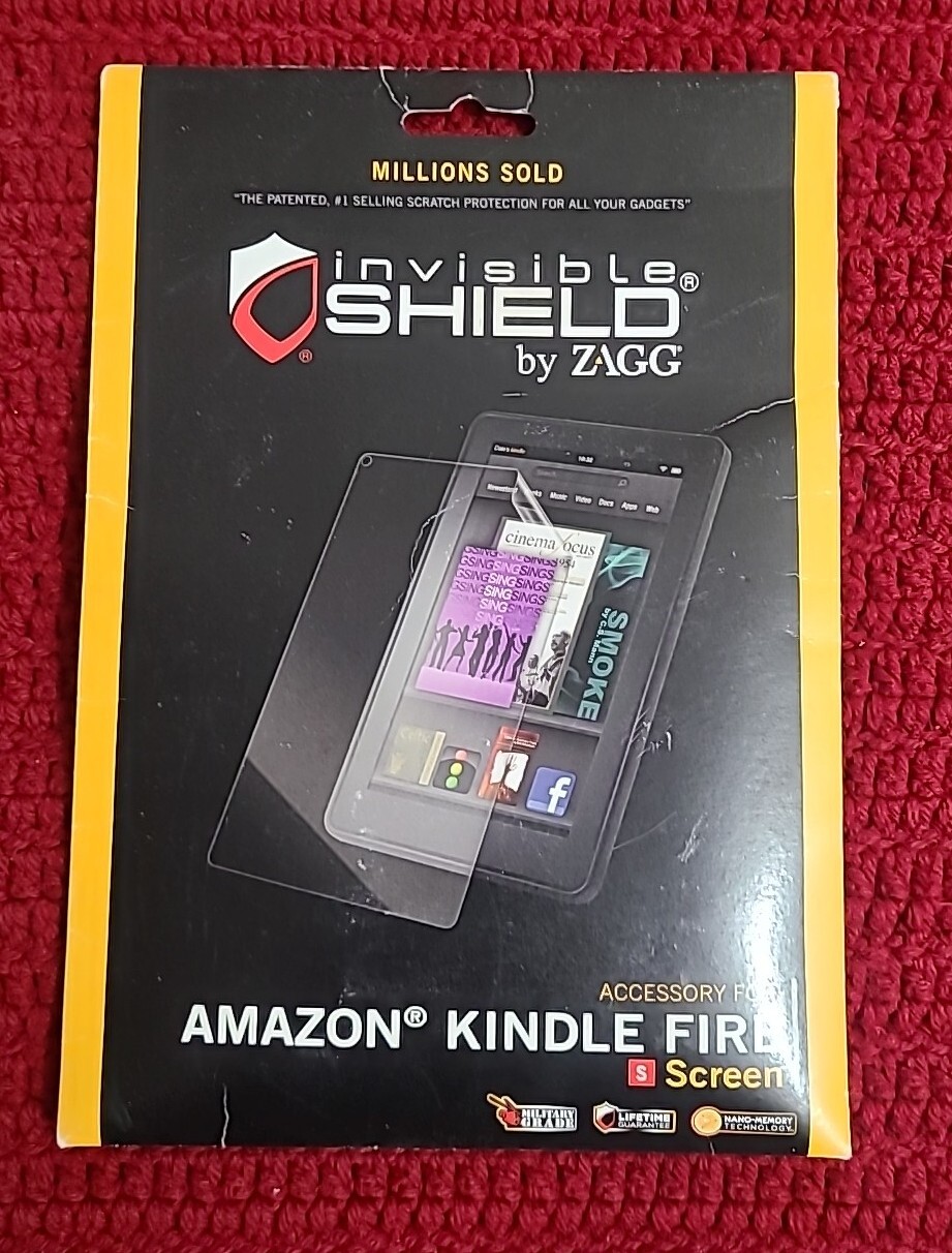 Invisible Shield by Zagg - Amazon Kindle Fire Screen Protector - NEW