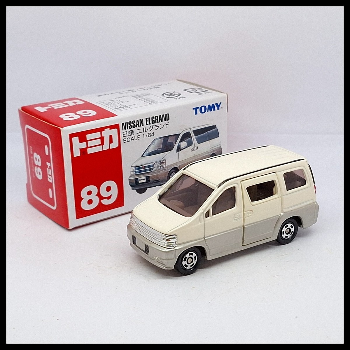 TOMICA 89 NISSAN ELGRAND 1/64 ( BLUE TOMY LOGO ) NEW (A) | eBay