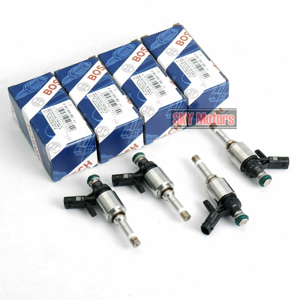 Genuine 4pcs Fuel Injectors Nozzle Bosch for Audi S3 VW Golf R MK7