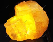 555 Ct Natural Sapphire Huge Rough Earth Mined Certified Yellow Loose Gemstone