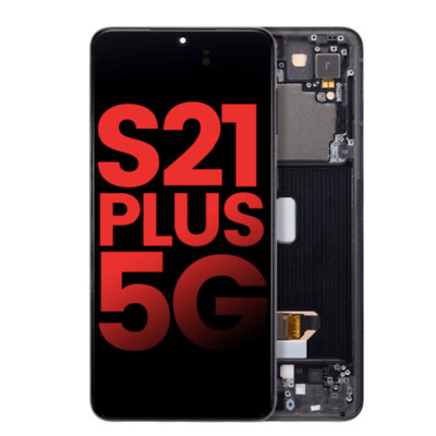 OLED Assembly With Frame For Samsung Galaxy S21 Plus 5G (Phantom Black)