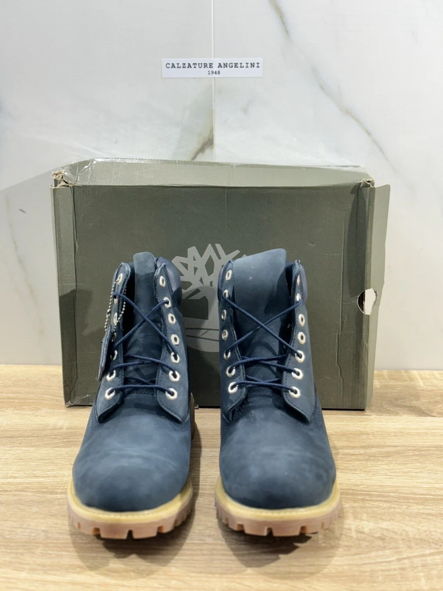 Timberland 6 Inch Cuir Nubuck Bleu Homme Botte Timberland Ic ne