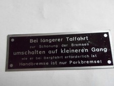 Nameplate Mercedes sign truck 3500 4500 312 321 322 descent Wehrmacht WW2 S2