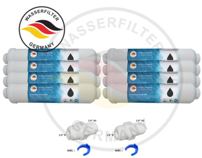 8x Kühlschrank Wasserfilter Ersatz Aktivkohle LG Siemens Samsung AEG Bosch SbS
