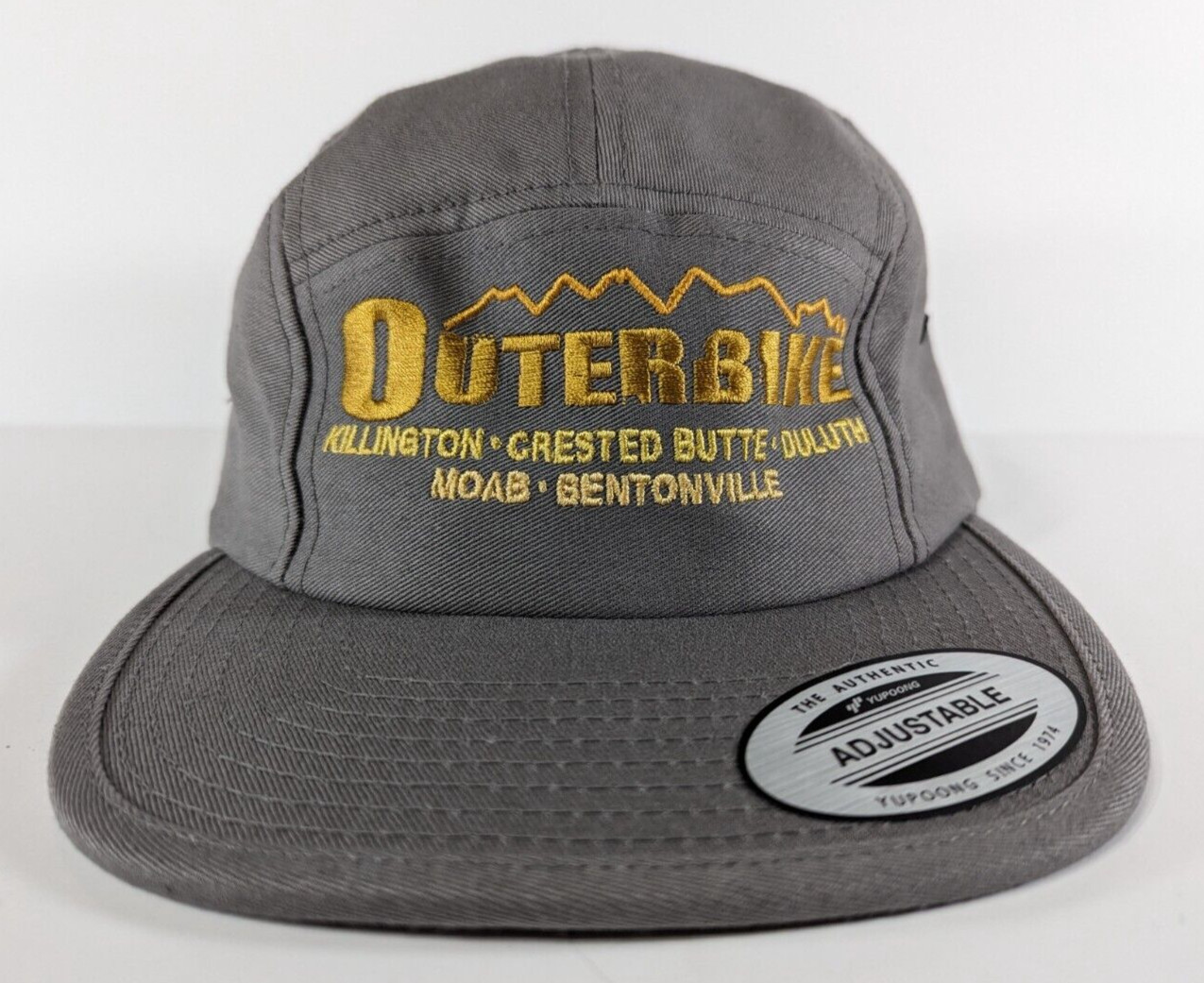 OuterBike Hat Cap Strap Back Gray Adjustable 5-Pa… - image 1