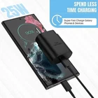25W Super Fast Wall Charger USB C for Samsung Galaxy S25 S21 S10 S22 S23 S24