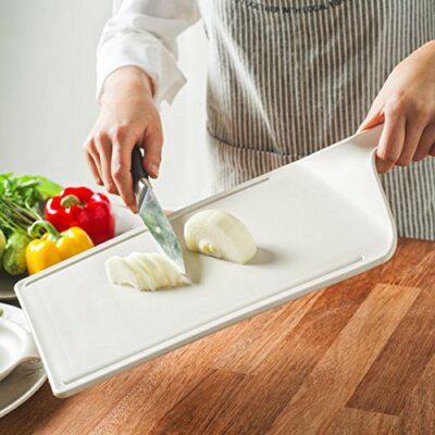 Nineware Non Slip 16'' Cutting Board Paddle with Handle, BPA free Dishwasher Safe