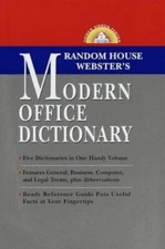 Random House Webster's Modern Office Dictionary (1999, Hardcover)