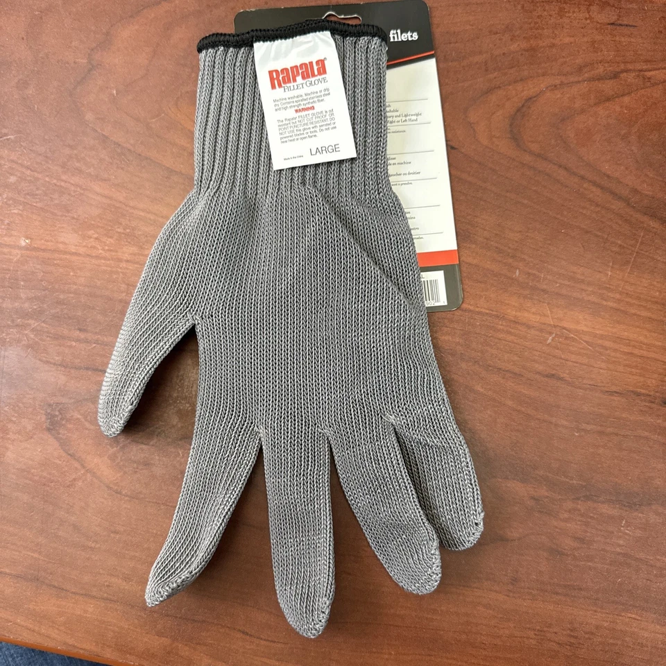 Guante de filete resistente a cortes Rapala - talla grande ~ se adapta a cualquier mano ~ nuevo con etiquetas Foto 2 de 4