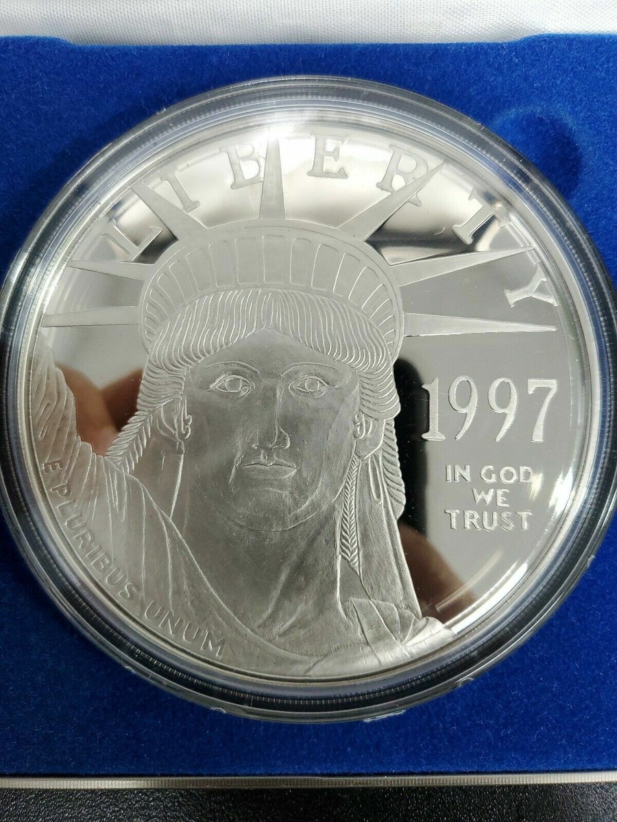 1997 Quarter Pound (4 oz) 999 Silver Platinum Layered Coin : | eBay
