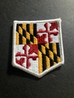 MARYLAND STATE POLICE Flag EMBROIDERED Uniform PATCH 2 3/4” NEW White Border VTG — photo 4