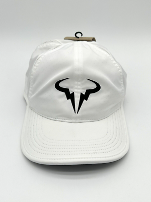 Nike Dri Fit Rafa Nadal Club Cap Size L/XL White Tennis Hat FB5600