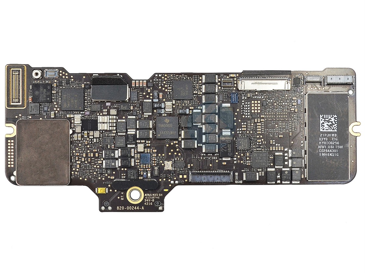MacBook Retina 12-inch 2016 A1534 ベアボーン Logic Board for A1534 Apple MacBook 12” Retina 2016 1.1ghz 8gb