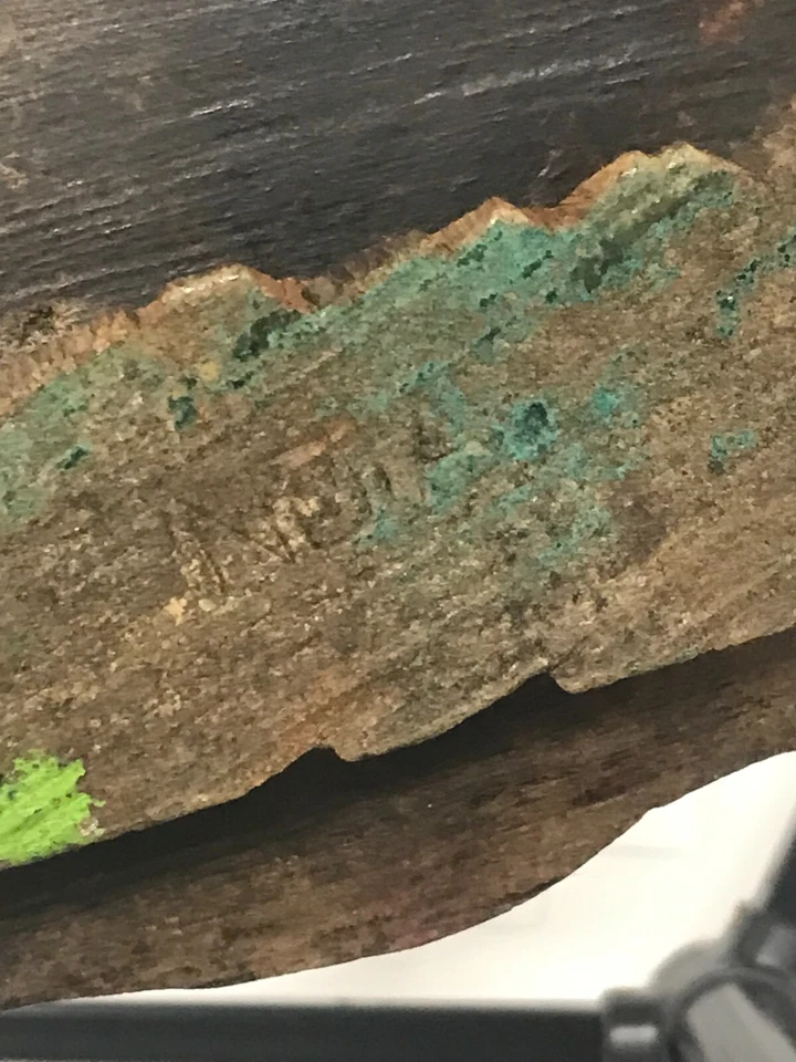 Antiguo bloque de madera tallado a mano 5x6" India para imprimir tela textil sari papel arte Foto 3 de 4