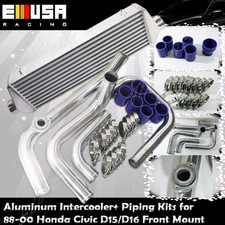 Intercooler Pipingintercooler For 88-00 Civic D15d16 D Series Exsi 1.6l