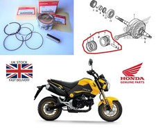 GENUINE Honda MSX 125 GROM Piston + Rings + Pin + Clips 2013 - 2020 **UK STOCK**
