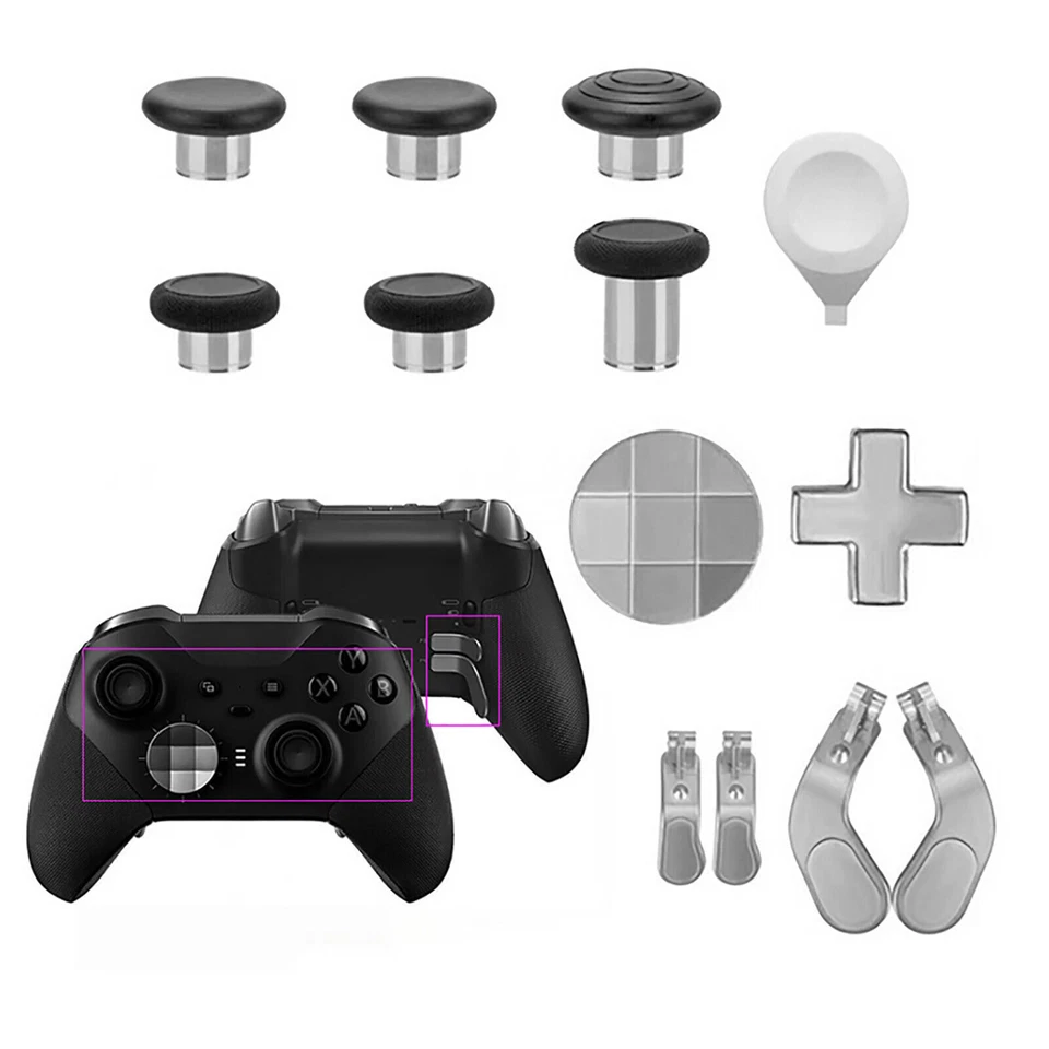 For XBOX ONE ELITE Series 2 Controller Joystick Cross Key Button Cap Accessories - Image 4 of 4