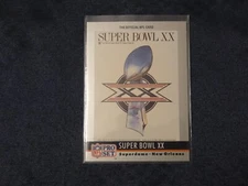 Pro Set Super Bowl XX Theme Art Card, Fresh out of Pack (Nov. 2023)