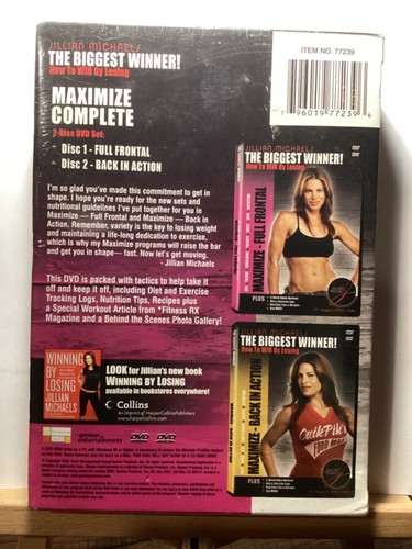 Jillian Michaels - Maximize Complete (DVD, 2005, 2-Disc Set) - Imagen 2 de 2