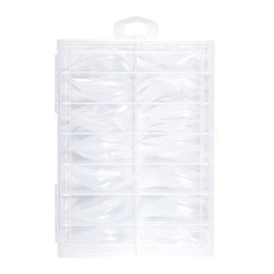 140Pcs Claw Shape Curved False Nail Tips Eagle Claw Cover Special-shaped Pointed