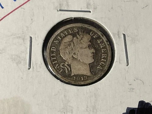 1913 barber dime #78
