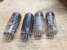 (4) Tested Mixed Brands 8AW8 Tubes Twin Triode Radio Amplifier