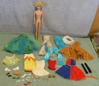 Vtg Blond Bubblecut Barbie Doll-Tagged/Known Fabulous Barbie Clothes~Shoes~LOOK