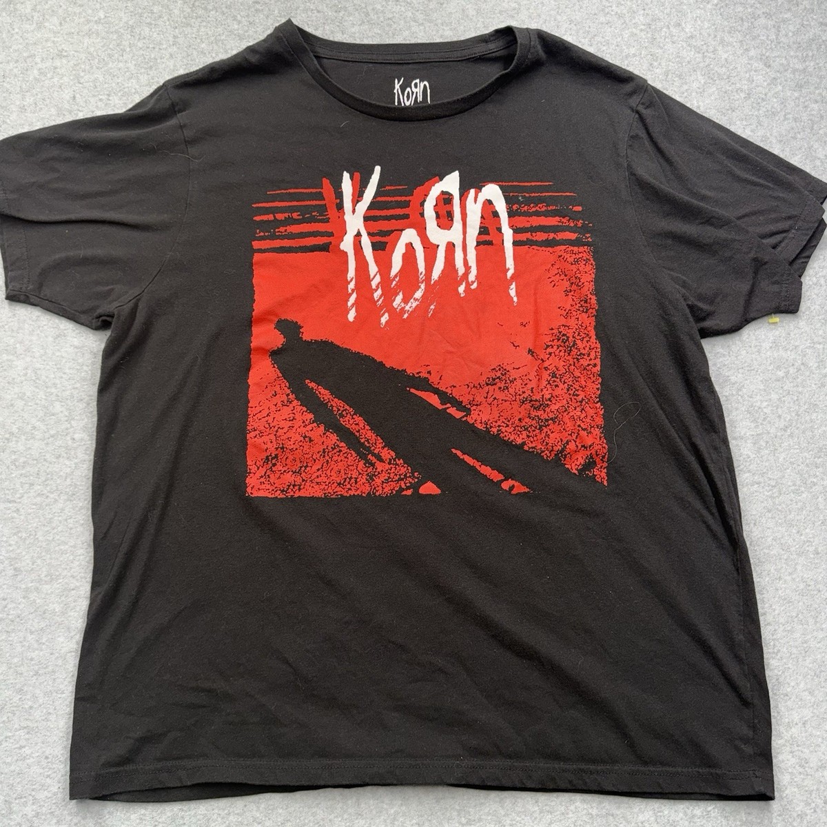 the who Tシャツ バンドT グランジ y2k パンク Korn XL Black T-Shirt Red Shadow Graphic Official Band Merch Rock