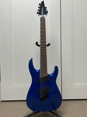 Jackson X Series SLAT7 MS Multiscale Soloist 7 String Electric Guitar - Blue