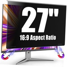 Magnetic Monitor Privacy Screen Filter 27 Inch for 16:9 Aspect Ratio Computer,