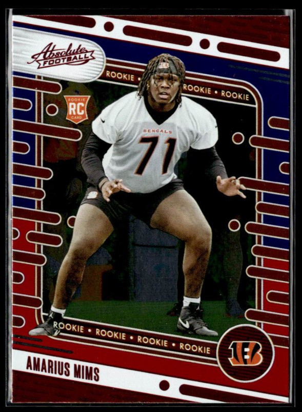 2024 Panini Absolute #118 Amarius Mims Red and Blue