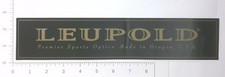 Vintage Leupold Optics Made in USA Hunting Shooting Bumper Sticker