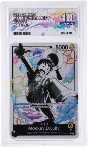 Monkey.D.Luffy (Parallel) graded ACE 10 for sale on eBay
