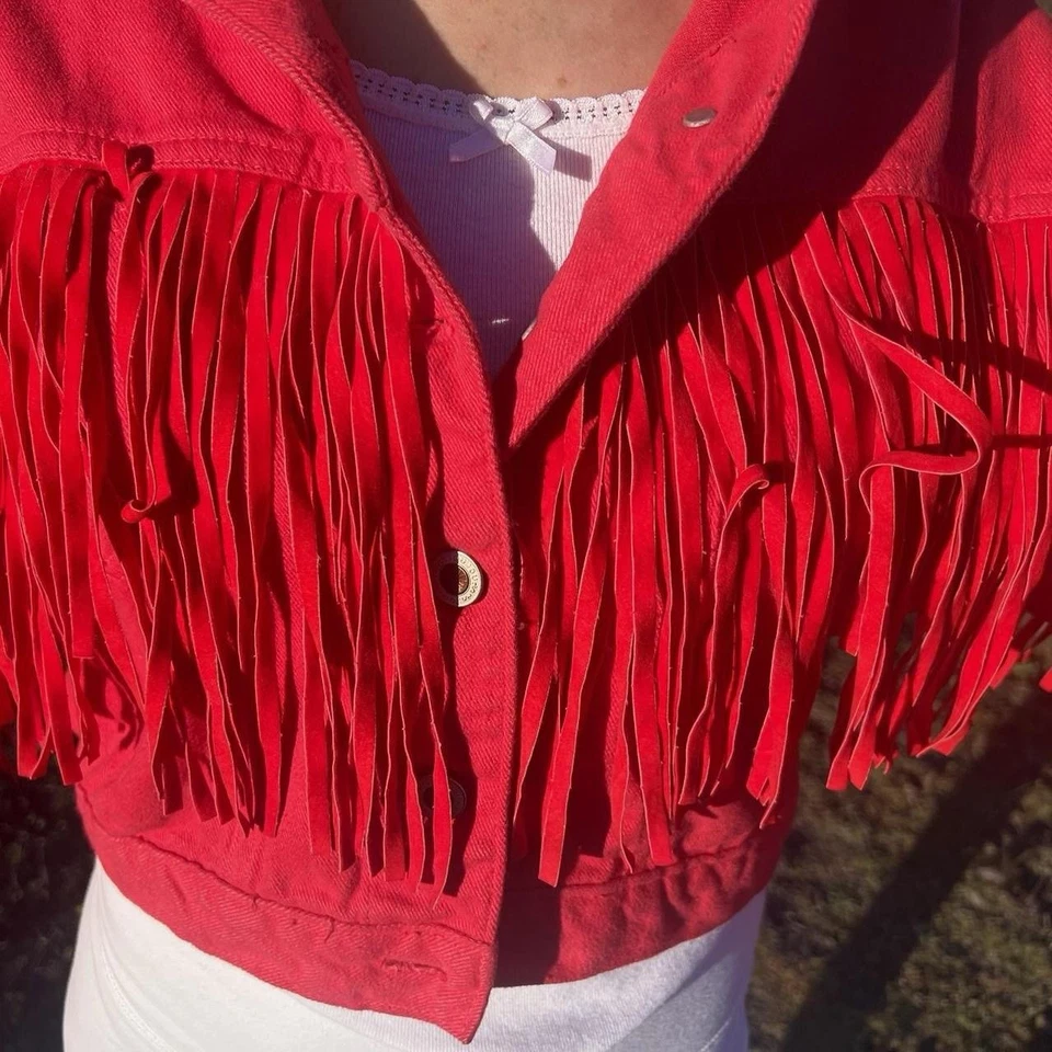 1980s JouJou Fringe Jacket - Image 2 of 4