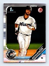 #BD-168 2019 Bowman Draft Evan Edwards Miami Marlins
