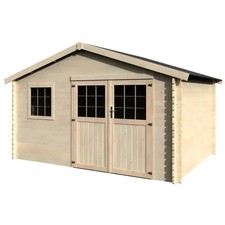 Casetta in Legno di Abete 4x3 con Doppia Porta